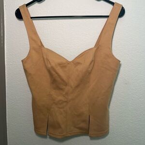 REVOLVE- LPA Brown sleeveless blouse